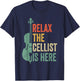 Violoncello Orchester Cello Musiker Klassische Musik Cellist T-Shirt - T-Shirt | Navy