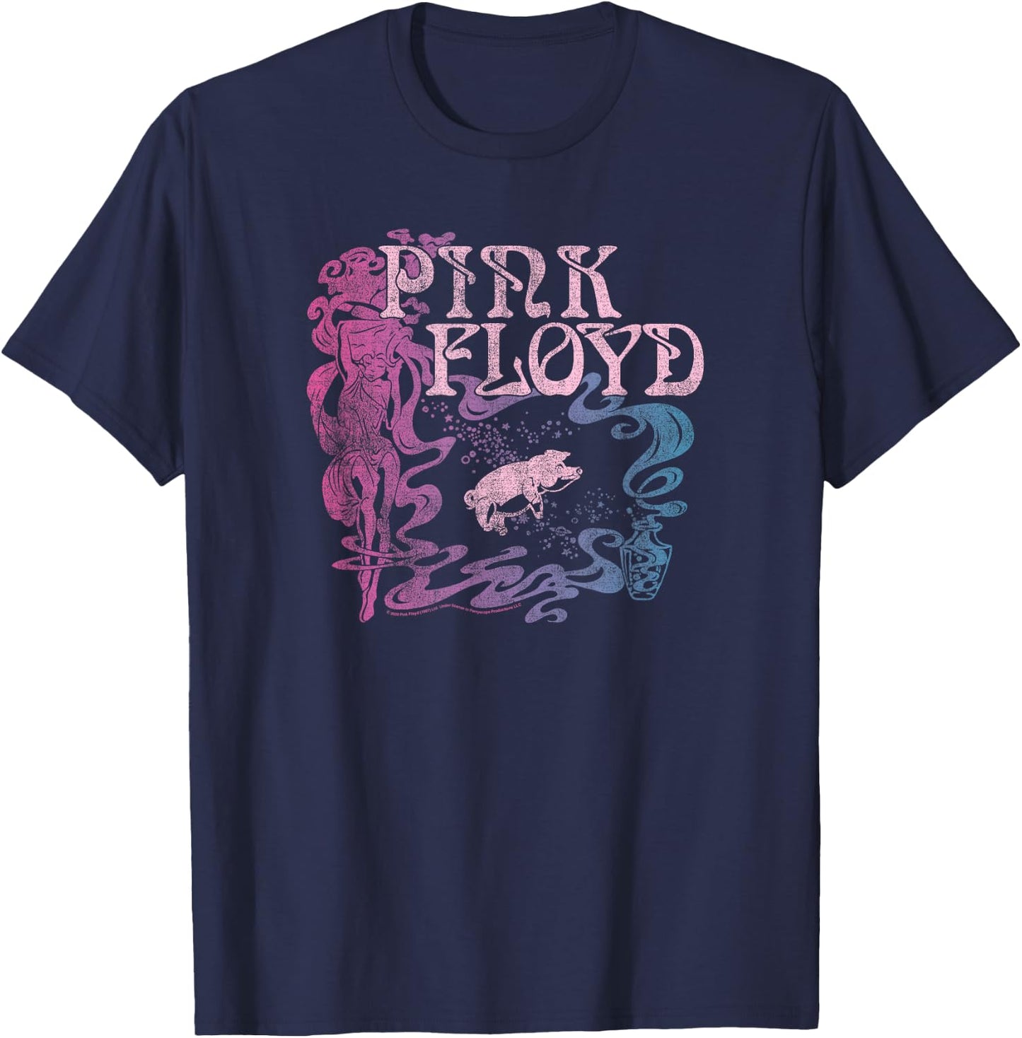 Pink Floyd Nouveau Animals T-Shirt - T-Shirt | Navy