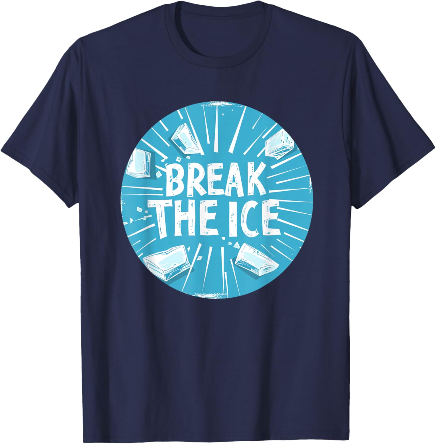 Break the Ice Logo T-Shirt - T-Shirt | Navy