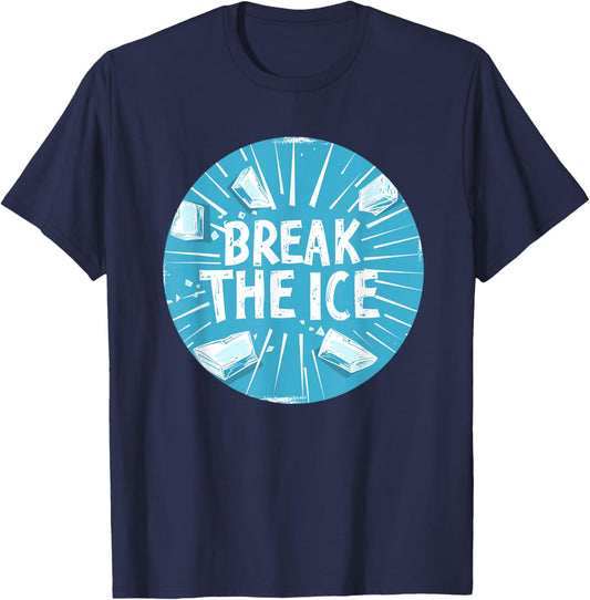 Break the Ice Logo T-Shirt - T-Shirt | Navy