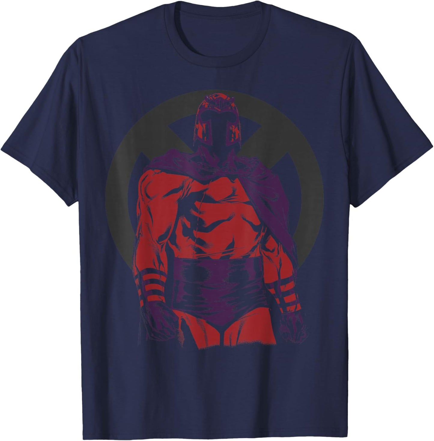 Marvel X-Men Magneto Epic Tonal Silhouetted Graphic T-Shirt - T-Shirt | Navy