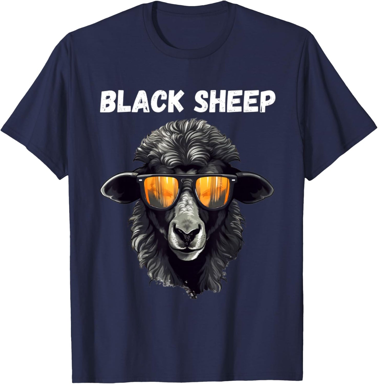 Black Sheep Squad - Outcast Black Sheep In Family T-Shirt - T-Shirt | Navy