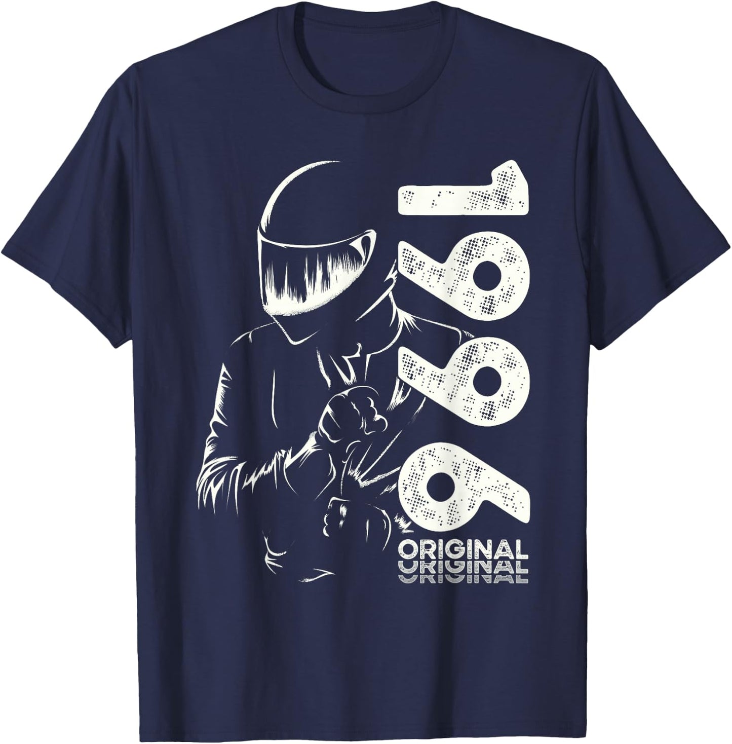 30. Geburtstag Mann Motorrad Motorradfahrer Biker 1996 T-Shirt - T-Shirt | Navy