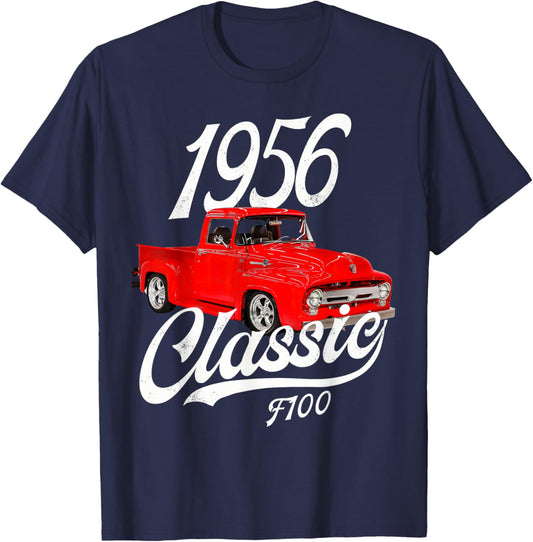 1955 1956 Classic F100 T-Shirt - T-Shirt | Navy