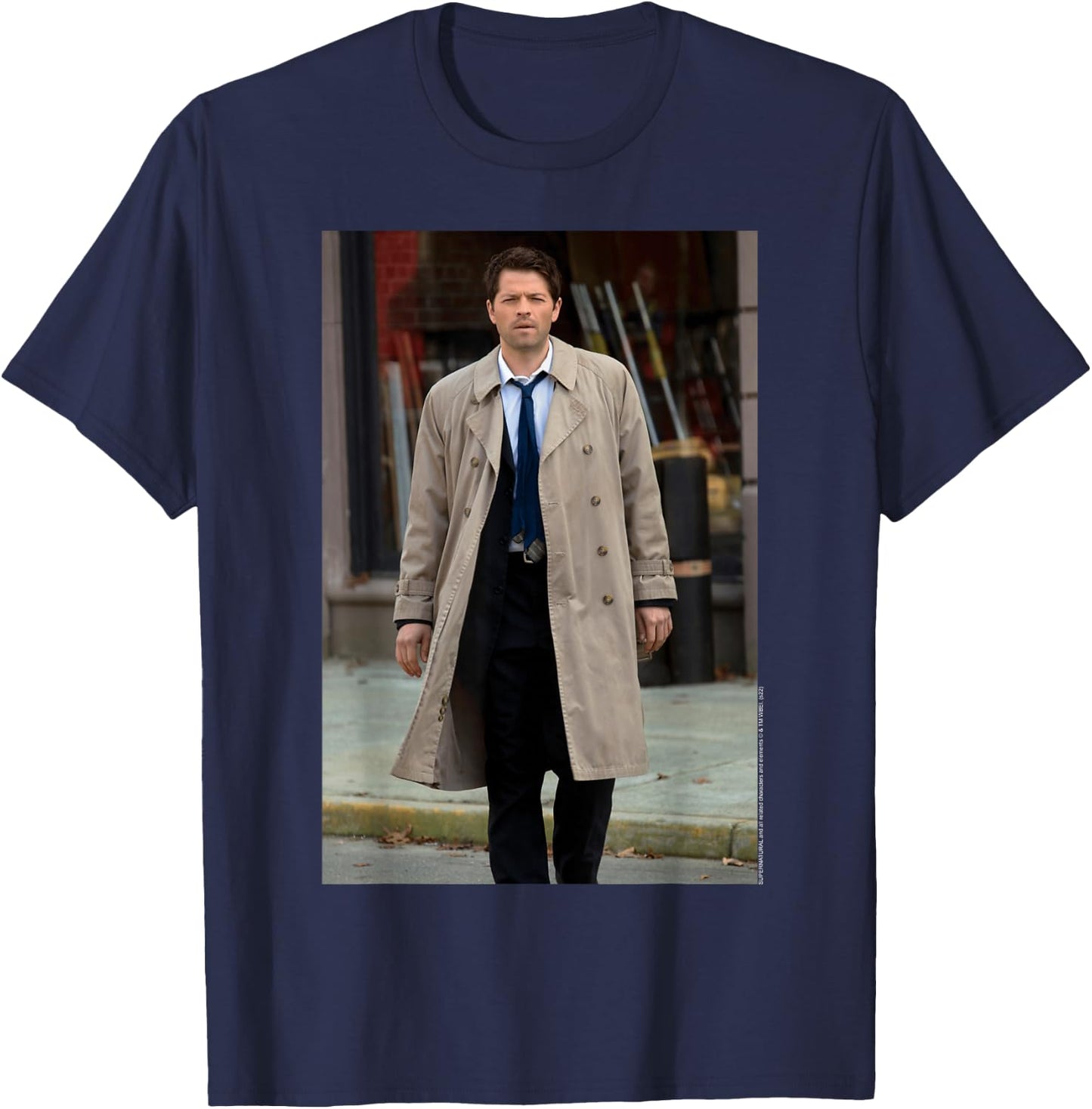Supernatural Castiel Ass Butt T-Shirt - T-Shirt | Navy