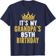 It's My Grandpa's 85th Birthday 85 Years Old Men T-Shirt - T-Shirt | Navy