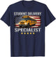 Funny School Bus Driver Student Delivery Specialist T-Shirt - T-Shirt | Navy