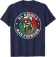 El Abuelo Mas Chingon Funny Mexico Mexican Grandpa Fathers T-Shirt - T-Shirt | Navy