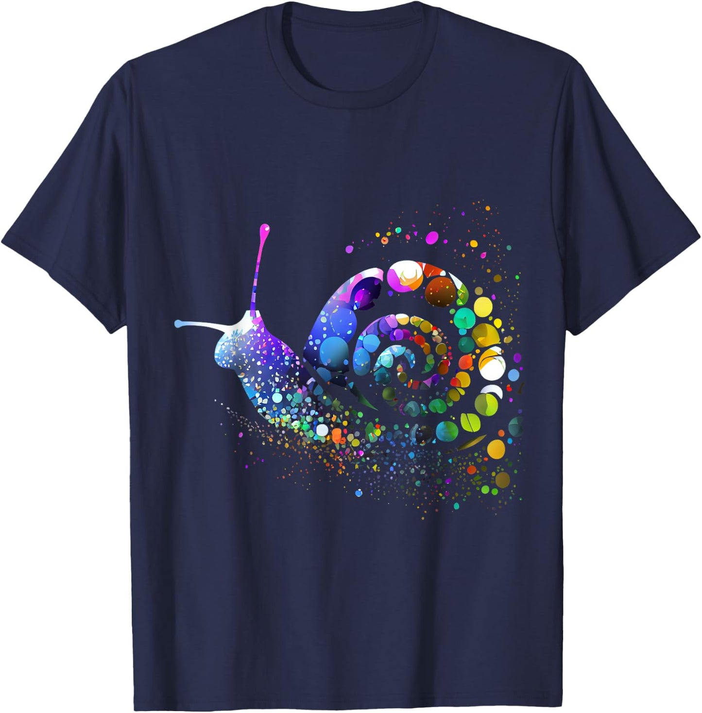with Snail Snails Favourite Animal Lame Snail Owner, black T-Shirt - T-Shirt | Navy