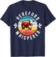 Hereford Whisperer Hereford Cow Lover Hereford Cattle T-Shirt - T-Shirt | Navy