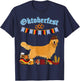 Golden Retriever Oktoberfest T-Shirt - T-Shirt | Navy