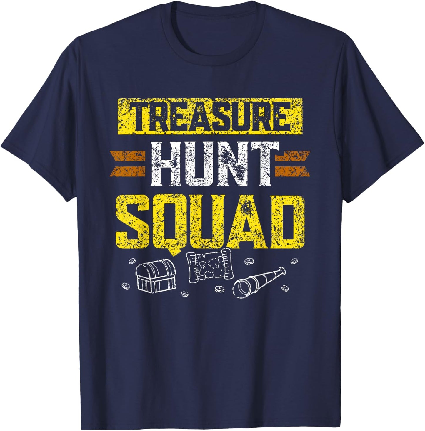 Treasure Hunter Troop Treasure Hunt Scavenger Hunt T-Shirt - T-Shirt | Navy
