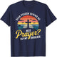 Tap for Prayer Christian Faith on Back T-Shirt - T-Shirt | Navy