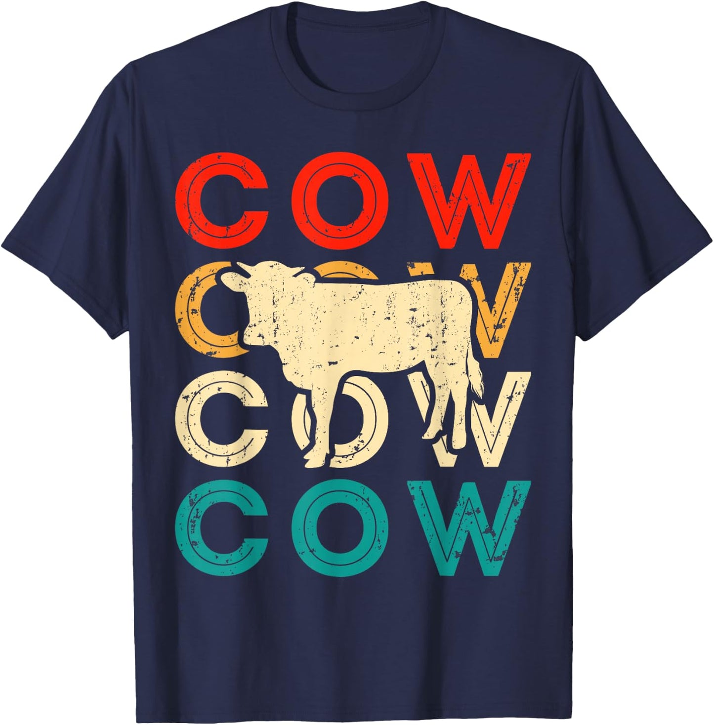 Cow Cow Cow T-Shirt - T-Shirt | Navy