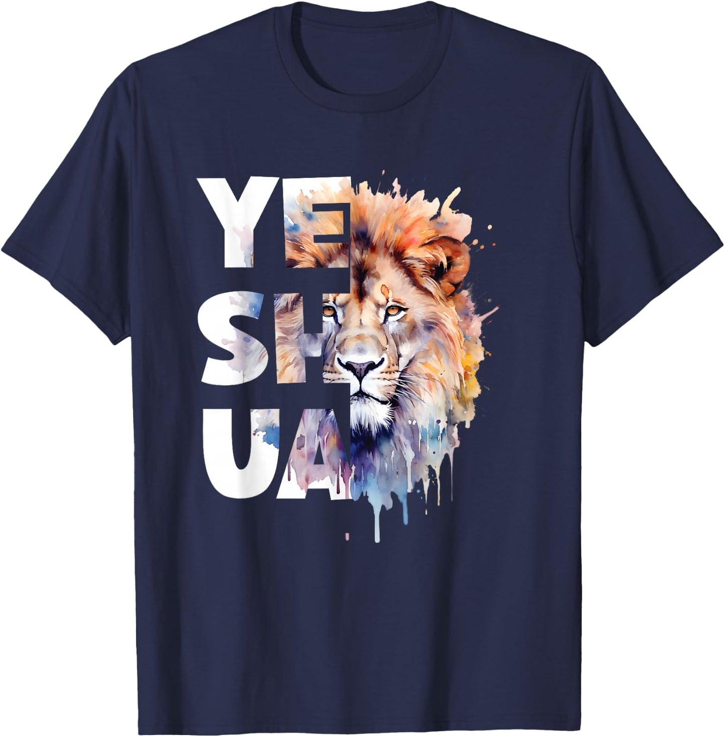 Yeshua Löwe von Juda fürchtet Nicht Bibel christlich religiös T-Shirt - T-Shirt | Navy