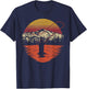 Retro Vintage Fly Fishing Shirt - Fly Fisherman T-Shirt - T-Shirt | Navy