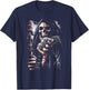Scary Grim Reaper Boss Ring Death Skeleton Skull Halloween T-Shirt - T-Shirt | Navy