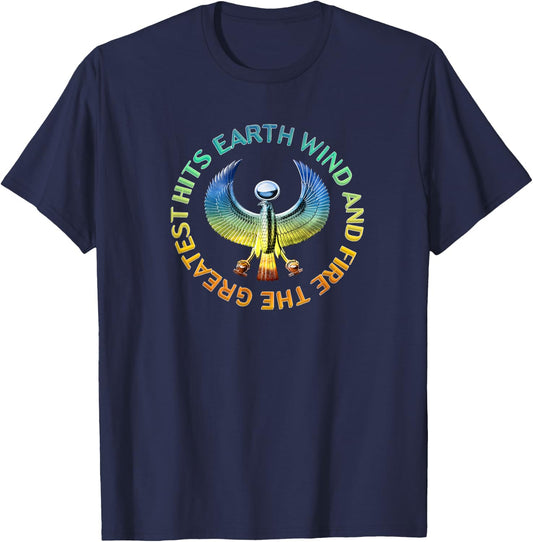 Earth, Wind & Fire Greatest Hits T-Shirt - T-Shirt | Navy
