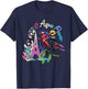Miraculous Ladybug and Cat Noir Summer Aqua Power Underwater T-Shirt - T-Shirt | Navy