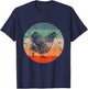 Retro Huhn-Silhouette – Farmer Vintage Orpington T-Shirt - T-Shirt | Navy