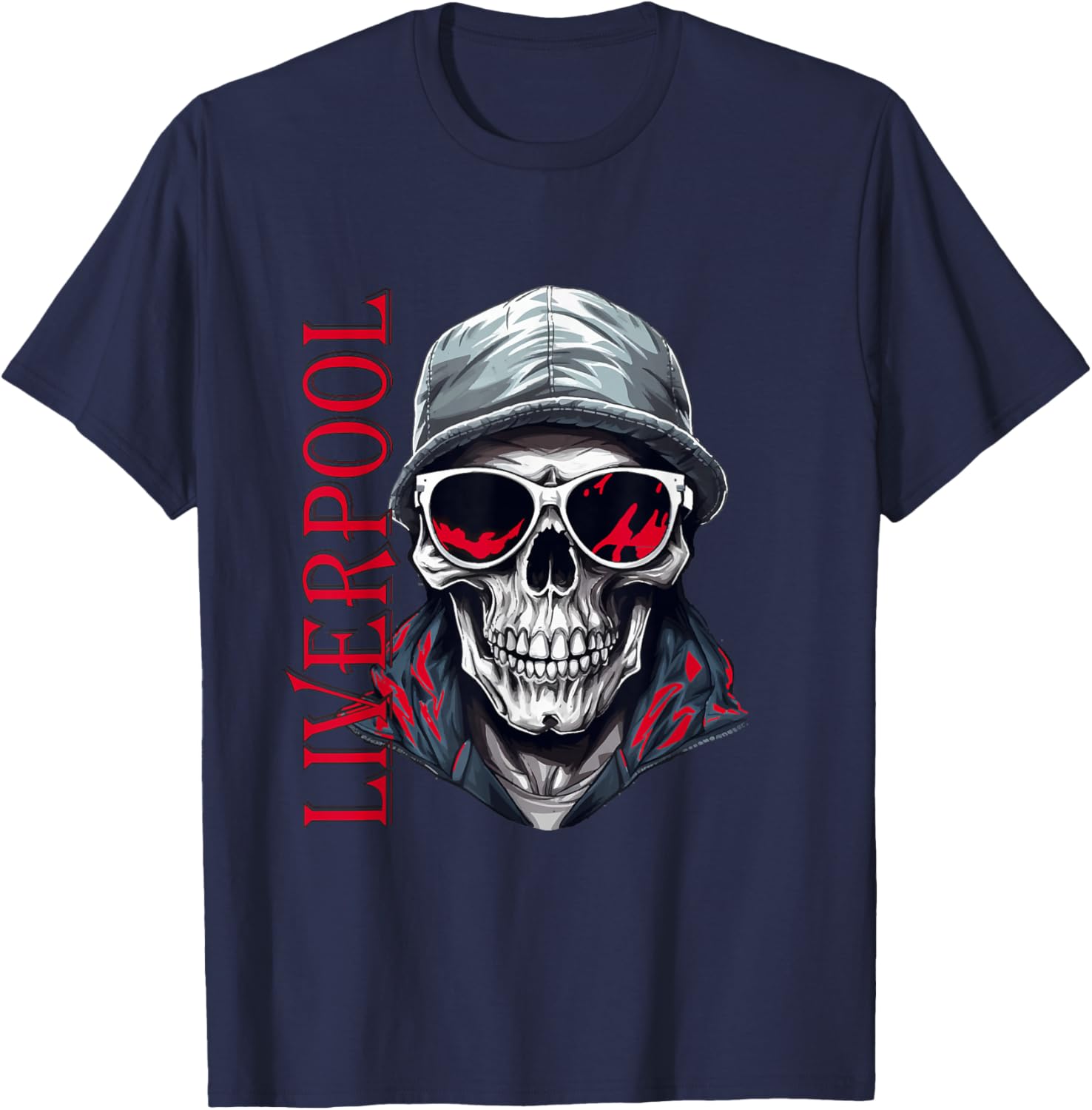 Liverpool Ultra Bad Boys Liverpool Ultras Gift T-Shirt - T-Shirt | Navy