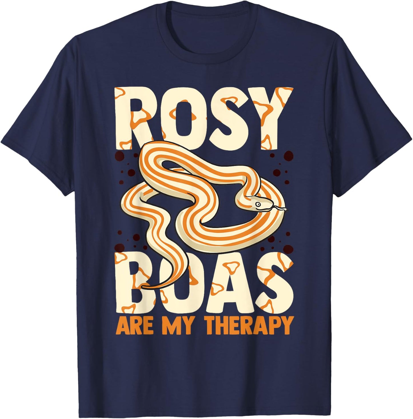 Rosy Boa Funny Desert Snake Animals T-Shirt - T-Shirt | Navy