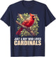Just a Boy who loves Cardinals Cardinal Bird T-Shirt - T-Shirt | Navy