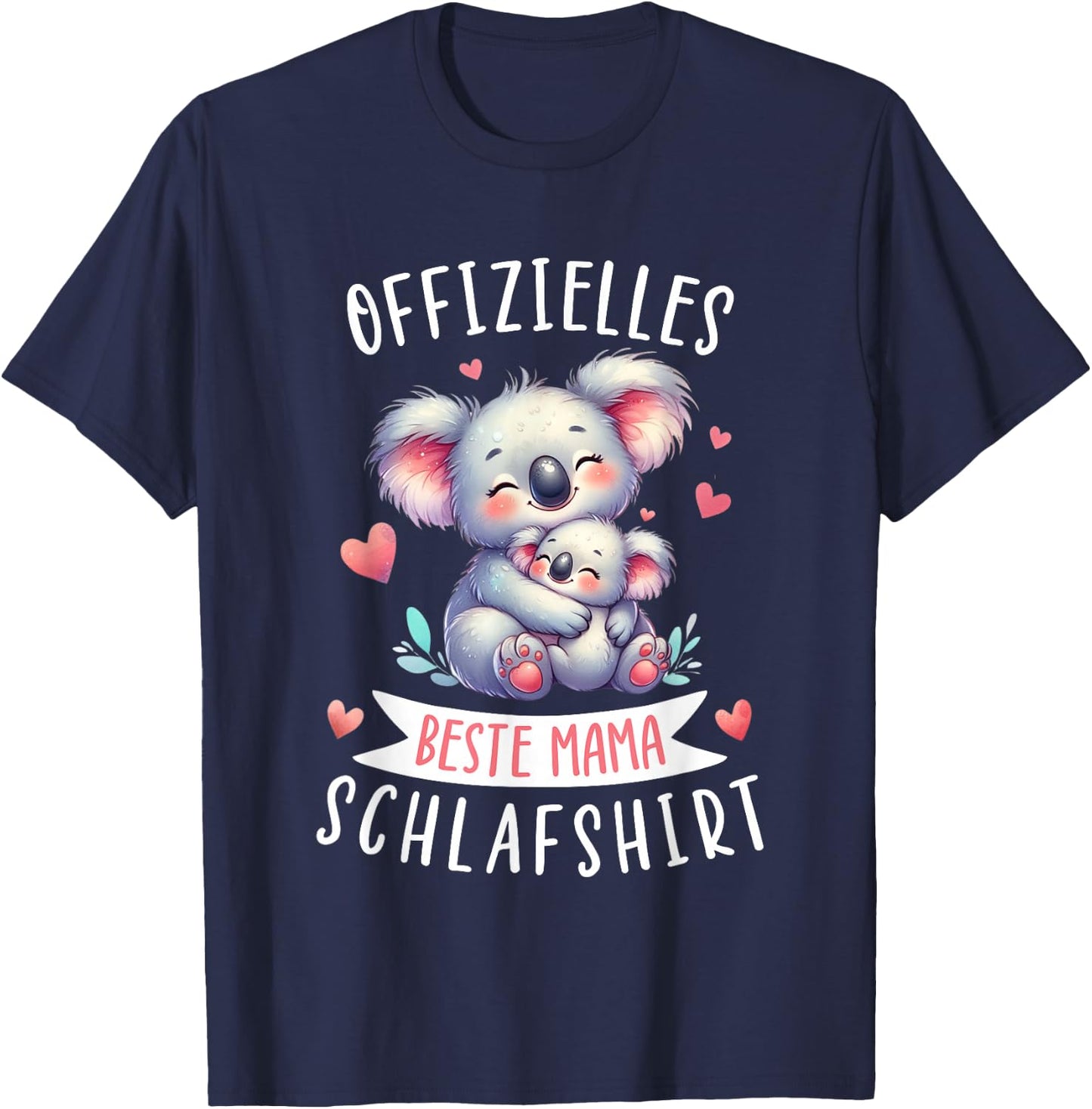 Offizielles Beste Mama Schlafshirt Muttertag Koalabär Mama T-Shirt - T-Shirt | Navy