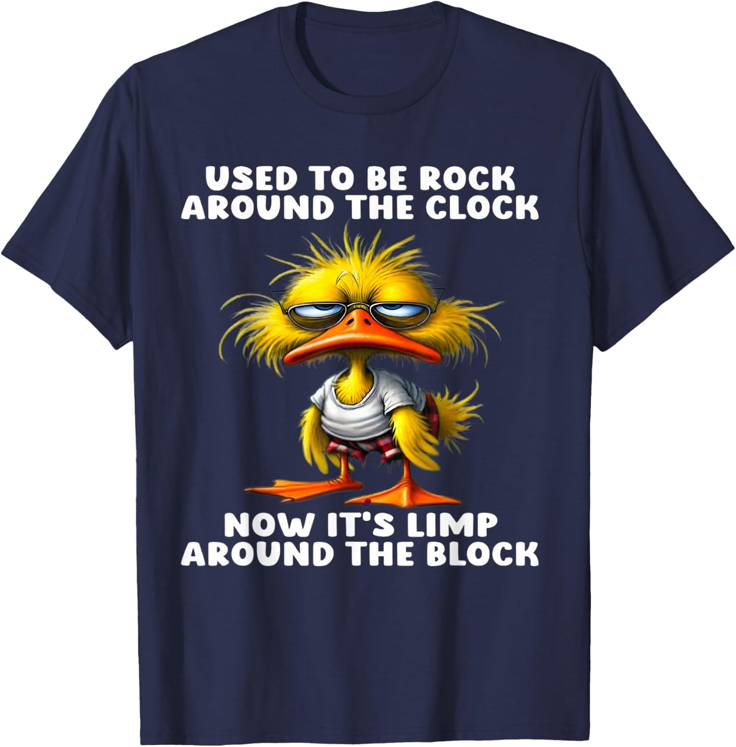 It used to be rocky around the clock, now it's limp T-Shirt - T-Shirt | Navy