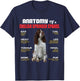 Anatomy Of A English Springer Spaniel Dogs Lover T-Shirt - T-Shirt | Navy