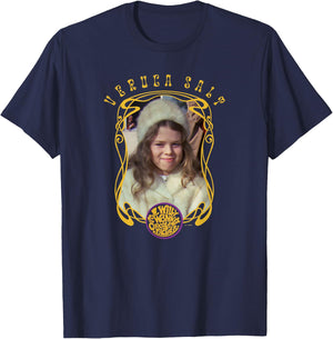 Willy Wonka And The Chocolate Factory Veruca Salt Frame T-Shirt - T-Shirt | Navy