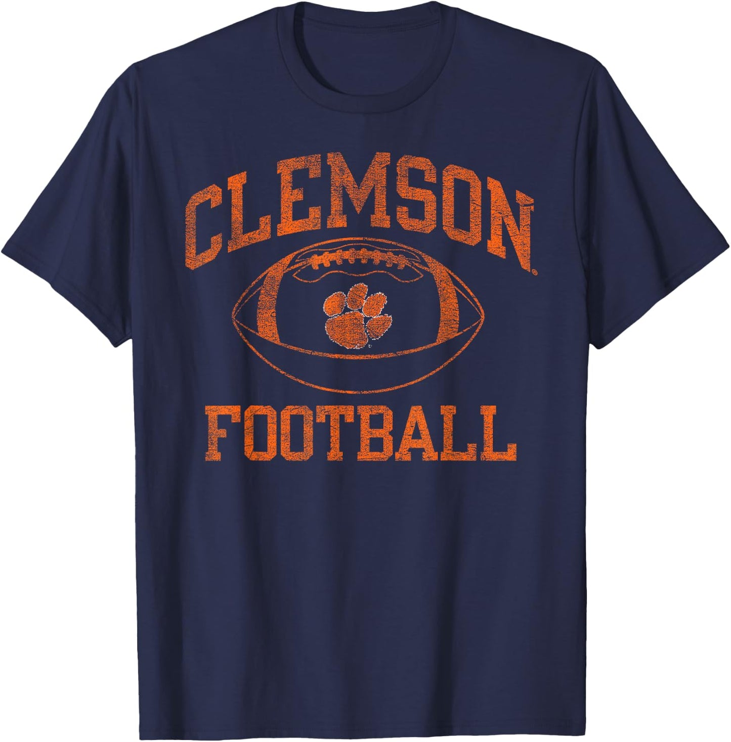 Elite Authentics Purple Clemson Tigers Football , Men's, Small, Short Sleeve, , Polyester 100%, Officially Licensed, Clemson Fans, Students, Alumni, and Families T-Shirt - T-Shirt | Navy