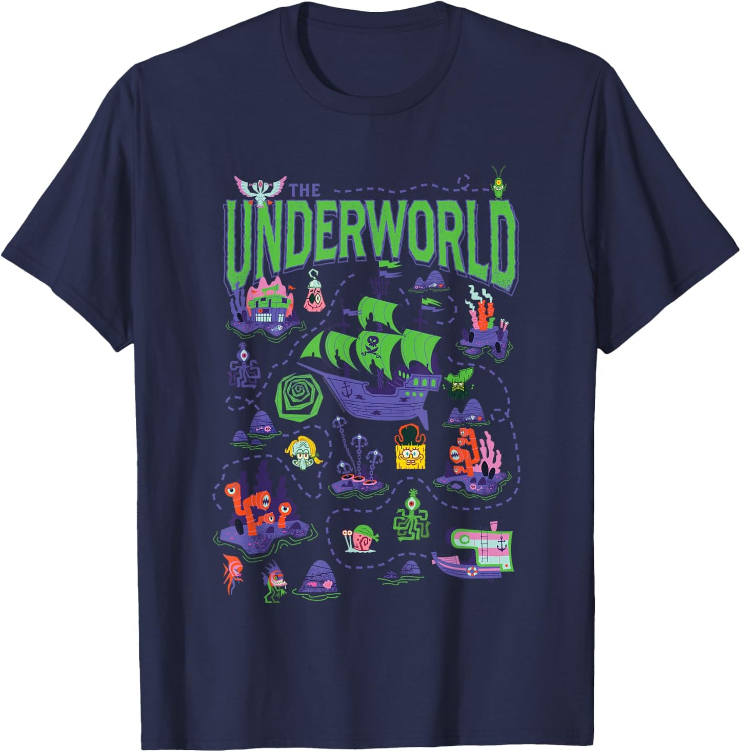 The Underworld T-Shirt - T-Shirt | Navy