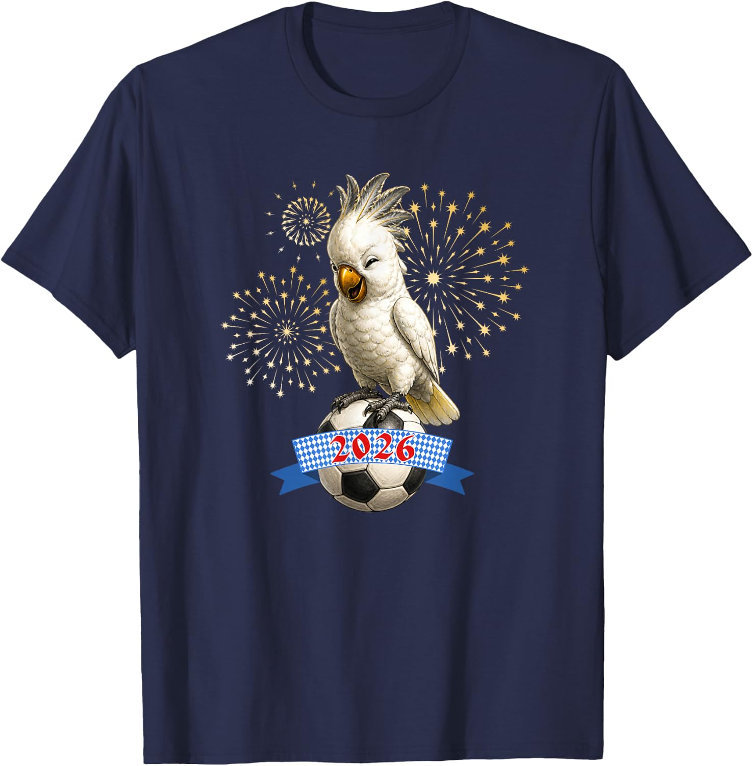 Kakadu für Bayern aus München und auch alle Anderen T-Shirt - T-Shirt | Navy