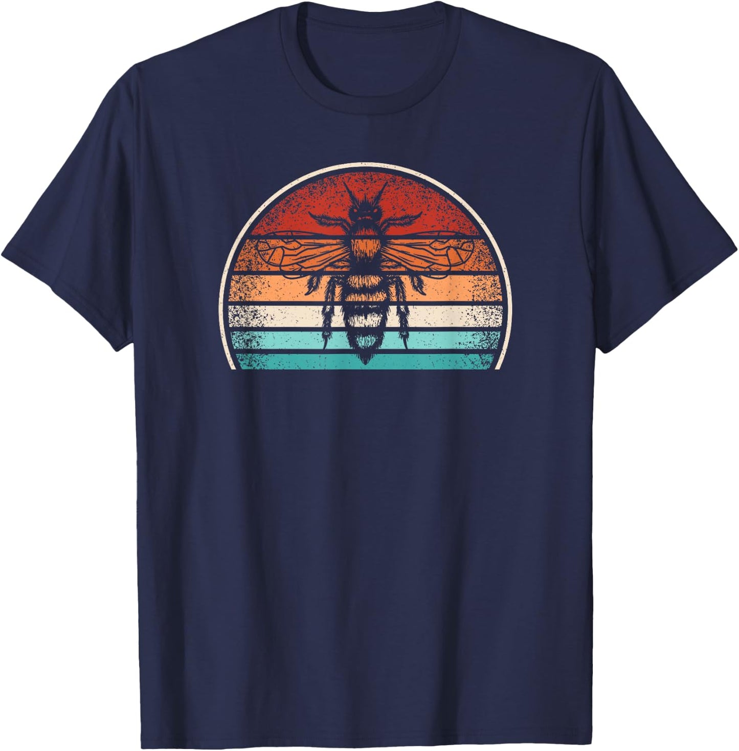 Bee Beekeeping Honey Beekeeper Retro Bee Men Women T-Shirt - T-Shirt | Navy