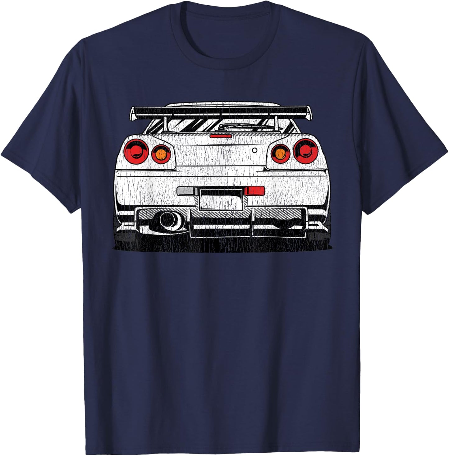 Street Racing Automotive JDM Import Tuner Drift Car T-Shirt - T-Shirt | Navy