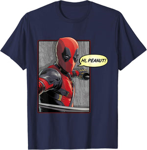 Marvel Studios Deadpool & Wolverine Deadpool Hi Peanut T-Shirt - T-Shirt | Navy