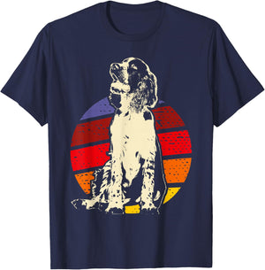 English Springer Spaniel Dog T-Shirt - T-Shirt | Navy