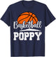 Basketball Poppy Basketball Player Game Day Father's Day T-Shirt - T-Shirt | Navy