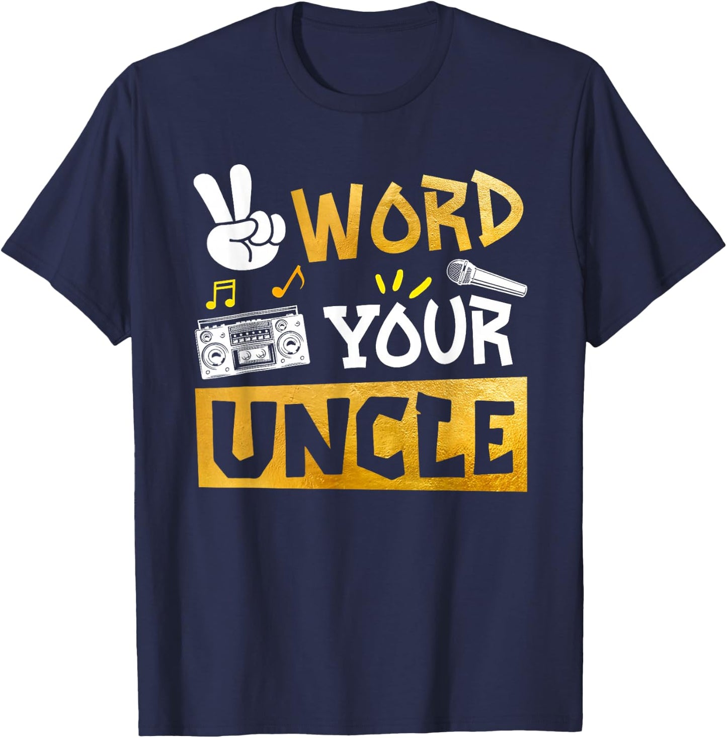 Word Your Uncle - Uncle Of The Birthday Two Legit To Quit T-Shirt - T-Shirt | Navy