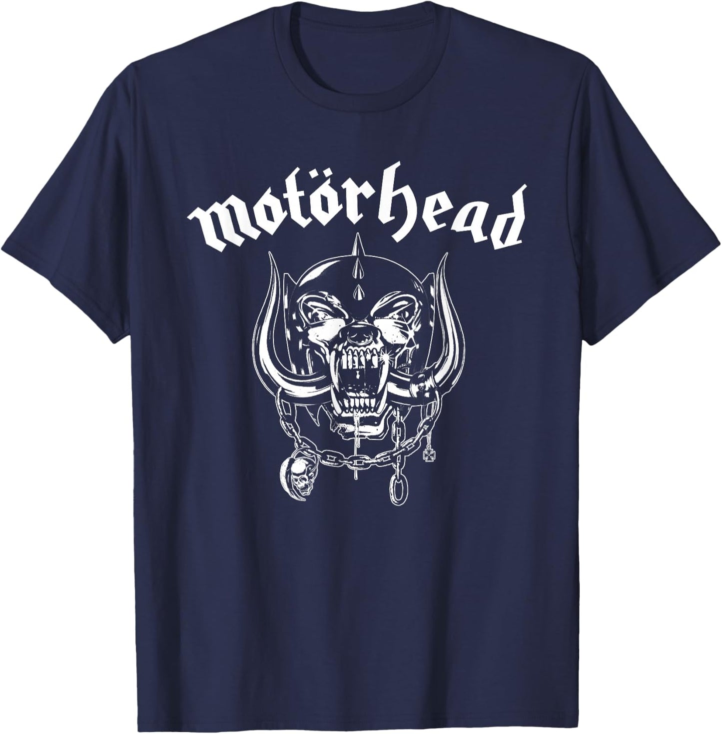 Motörhead – Flat Warpig Dark Heather T-Shirt - T-Shirt | Navy