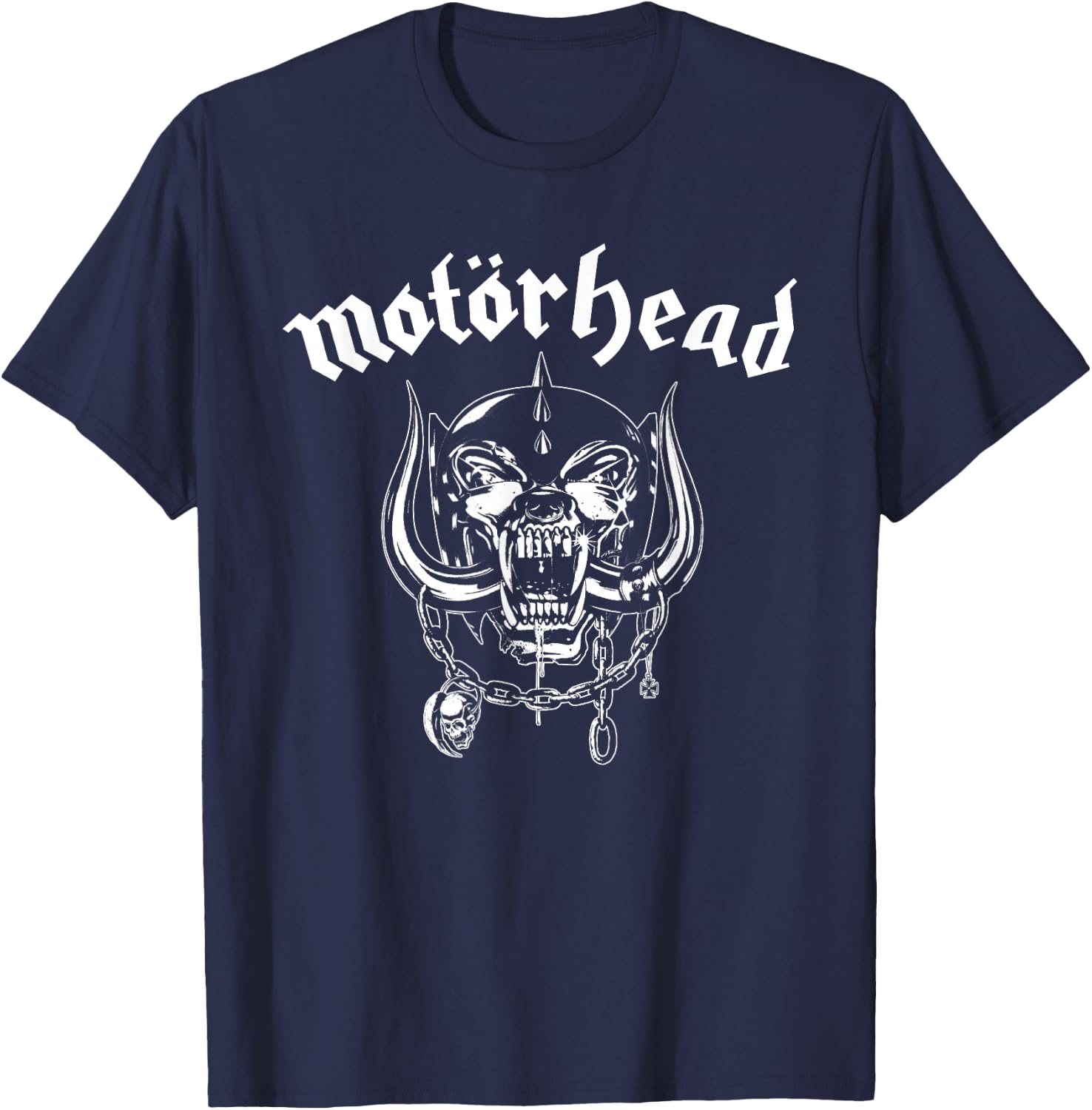 Motörhead – Flat Warpig Dark Heather T-Shirt - T-Shirt | Navy