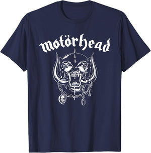 Motörhead – Flat Warpig Dark Heather T-Shirt - T-Shirt | Navy