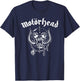 Motörhead – Flat Warpig Dark Heather T-Shirt - T-Shirt | Navy