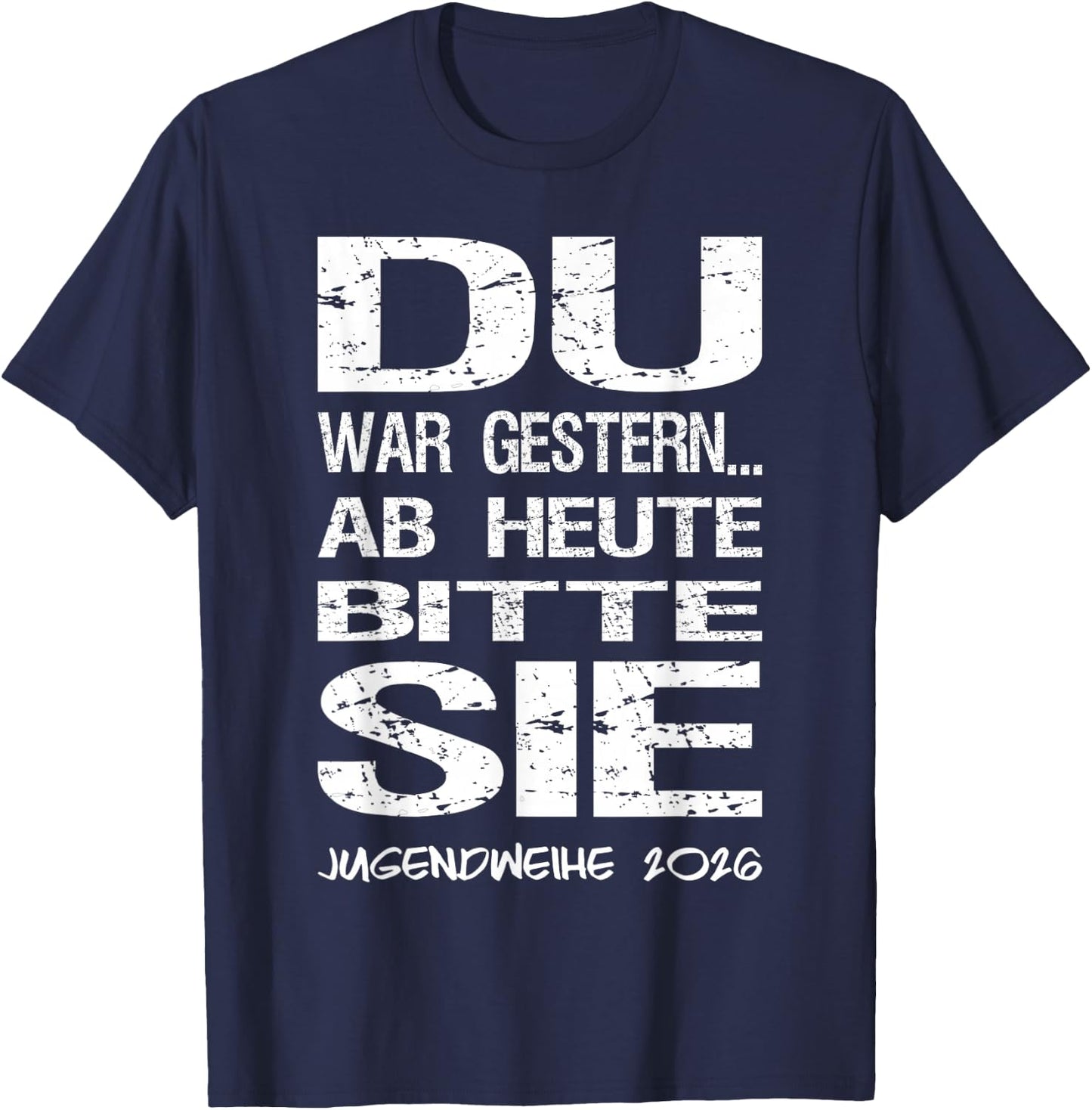 Jugendweihe 2026 Gästebuch T-Shirt - T-Shirt | Navy