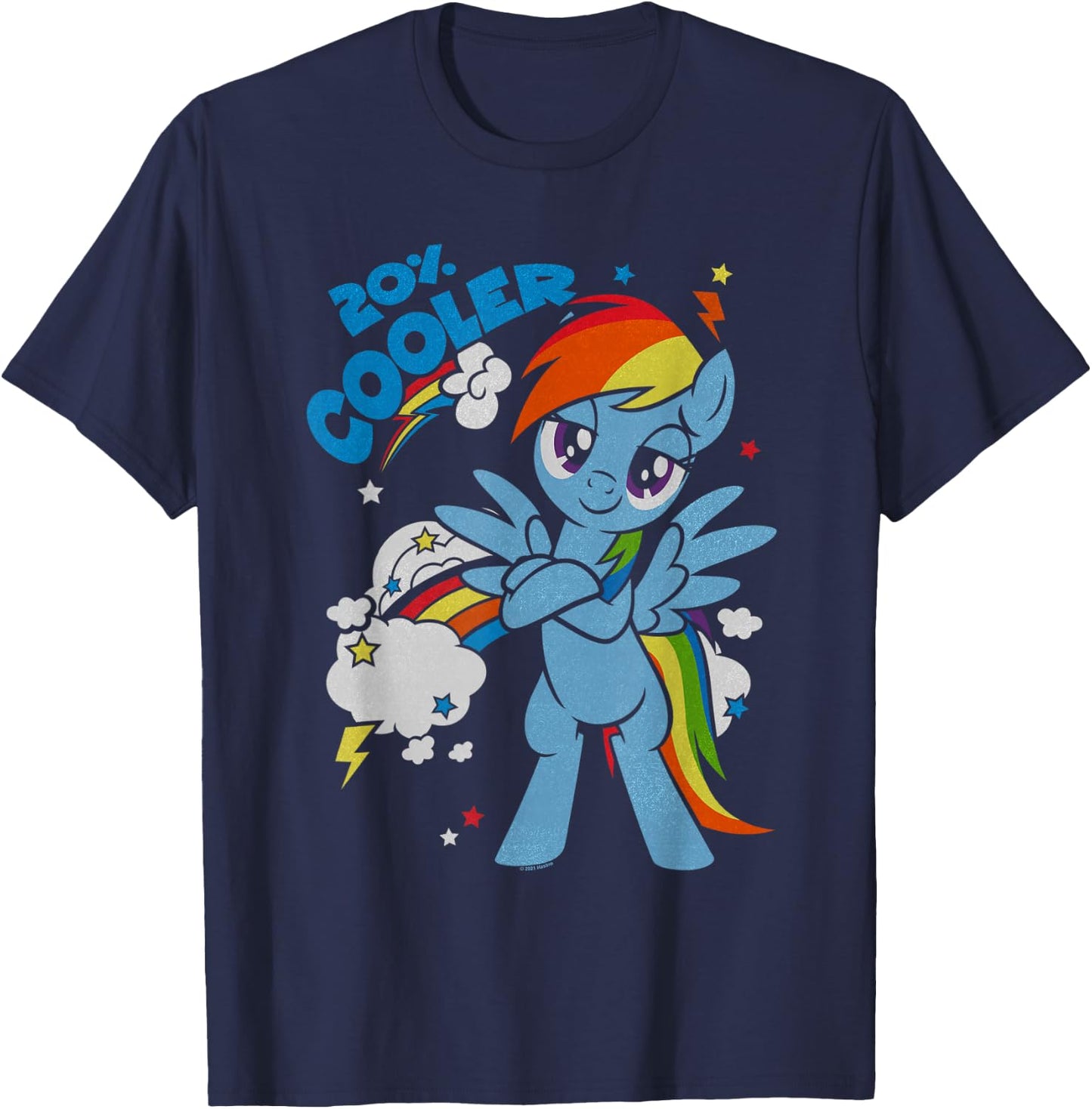 My Little Pony 20% Cooler with Rainbow Dash T-Shirt - T-Shirt | Navy