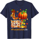 LOVE Postal Worker Thanksgiving Job Team Pumpkins Colorful T-Shirt - T-Shirt | Navy