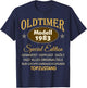 40th Birthday Man Woman 40 Years 1983 Decorative Funny Gift , black T-Shirt - T-Shirt | Navy