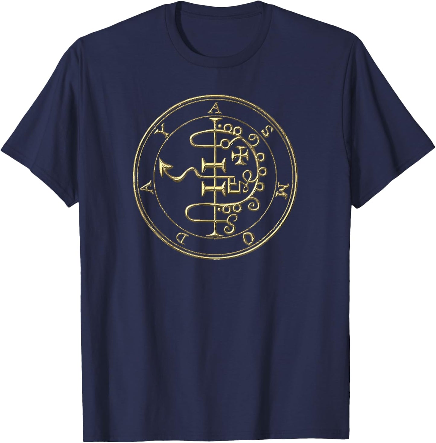 Asmodai Asmodeus Siegel König Salomon 72 Dämon Goetia T-Shirt - T-Shirt | Navy