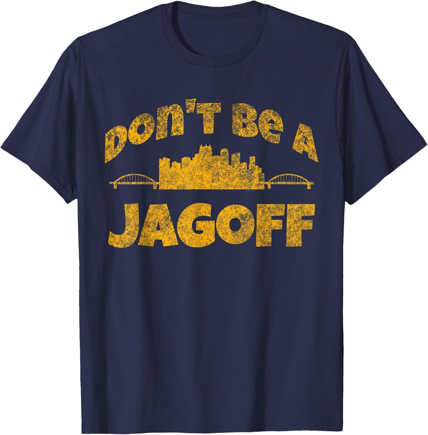 Pittsburgh Jagoff Yinz Funny Yinzer Steel City 412 Home T-Shirt - T-Shirt | Navy